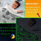REXEO Halloween Blanket for Kids, Spooky Gifts Boo Basket Stuffers, 50"x60"