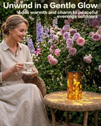 DIBIEECN Butterfly Solar Lanterns Outdoor Waterproof, Gifts for Women