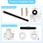 360289 Left Drive Kit Bearing 360290 Right Drive Kit for Pentair Rebel & Kreepy Krauly Warrior Pool Cleaner, Pool Cleaner Vacuum Parts for Pentair Pool Cleaner