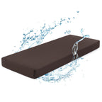 BALAPET Waterproof Sauna Seat Cushion, Thick High-Density Foam Heat Insulation Mat for Sauna Bath House Shower Room, Sauna Accessories for Infrared Sauna Resting(Brown)
