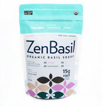 Zen Basil Seeds | edible basil seeds, kosher, non-gmo, lectin free, gluten free, plant based, keto, paleo, vegan | 15g fiber per/serv | 14oz | more fiber than chia seeds | prebiotic