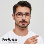 6-Pack Metal Reading Glasses for Men Women Spring Hinge Readers Clear Lens Non Yellow Coating, 3 Black 3 Gunmetal 2.0 x