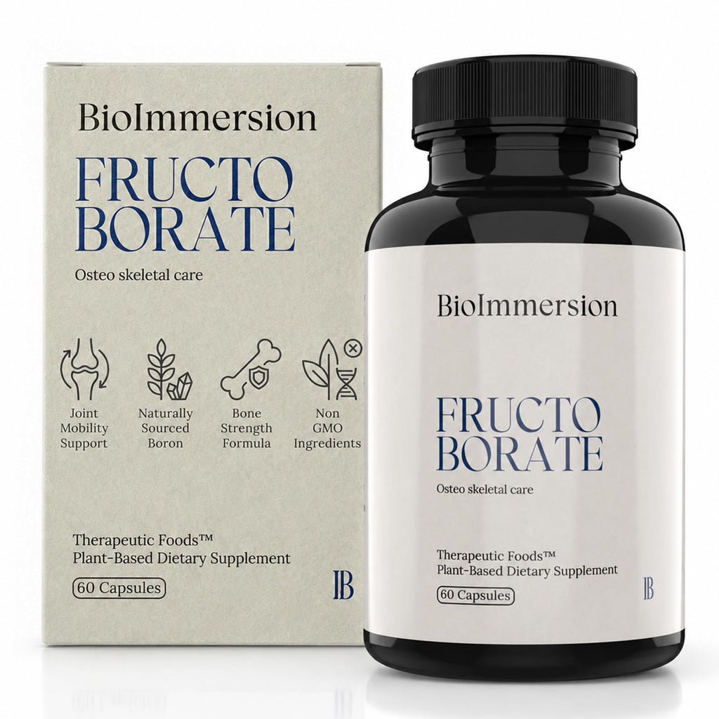 Bioavailable Boron Supplement, 6mg. 60 Caps of Fructo Borate, Bor Complex Supports Healthy Bones, Joints, Metabolism. Whole Food Derived Boron Joint Supplement w/ Carbohydrate Linkage. Vegan, Non-GMO