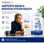 Bricker Labs Magtein & Lion's Mane Magnesium L-Threonate Supplement