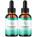 (2 Pack) Echo Free Drops, Official Echo free Ear Health Support Liquid Supplement with All Natural Proven Ingedinets, Echo Free Max Strength Plant Based Hearing Support for Ringing Ears (60 Servings)