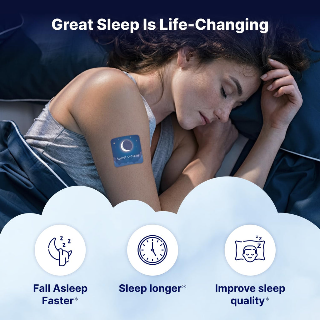 Wellamoon Original Sleep Patches for Adults Extra Strength | Sleep Patch with Melatonin & Valerian | Skin-Friendly & Cruelty-Free | Long-Lasting Night Comfort for Men & Women | Pack of 3 x 28 Patches