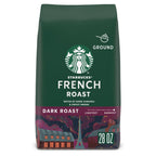 Starbucks Ground Coffee, Dark Roast Hot or Iced Coffee, French Roast, 28 oz