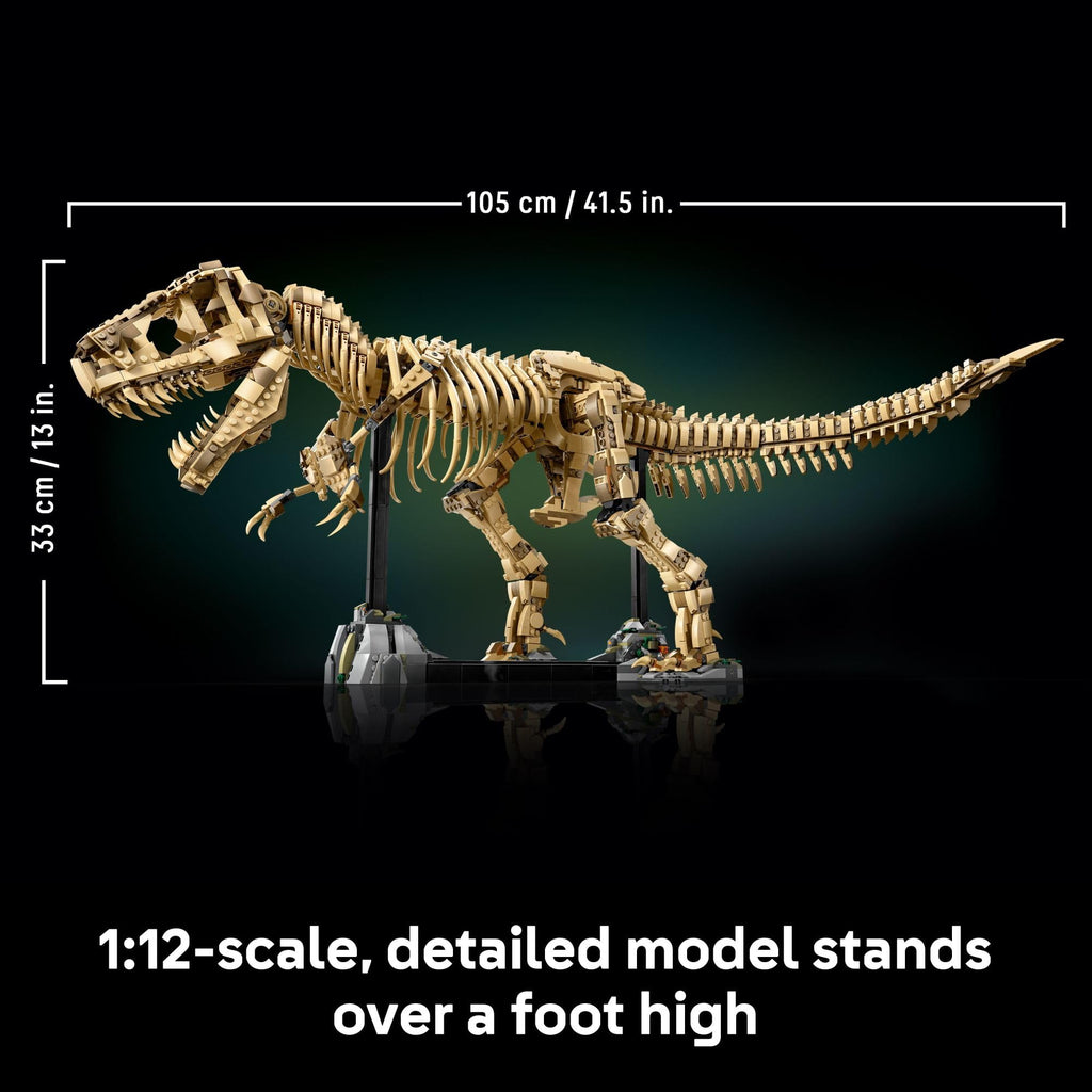 LEGO Jurassic World Dinosaur Fossils: Tyrannosaurus Rex - Building Set for Adults, Ages 18+ - Gift for Christmas - Collectible Home Decor for Bedroom, Office, or Any Room - 76968