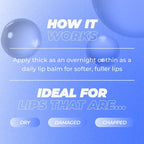 Vitamasques Lip Butter Balm Strawberry Pack of 3, Korean Lip Balm - Peptide Lip Treatment - Lip Balm Hydrating - Light Tinted Lip balm - Made in Korea - 0.33 fl.oz