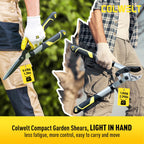 Colwelt Garden Shears Set 3Pc, 17’’ Hedge Shears Loppers for Gardening Tool