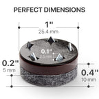 Felt Furniture Pads X-Protector 16 PCS - 1" Felt Pads with Prongs - Premium Felt Chair Pads - Furniture Pads for Hardwood Floors - Chair Floor Protectors for Hardwood- Slide Your Furniture Easily!