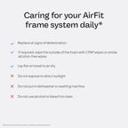 ResMed AirFit N30i Standard Frame System, Elbow & Nasal Cradle Cushion - For CPAP Mask - Replacement CPAP Accessories - Standard Frame / Medium Cushion