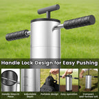 YAJAREN Portable Golf Hole Cutter Tool Stainless Steel for USGA Standard｜Detachable Anti-Slip Handle Golf Hole Digger with Depth Marks｜Backyard DIY Putting Green & Lawn Golf Practice