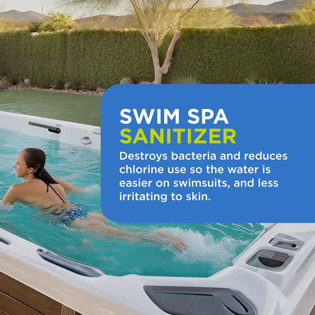 FROG @Ease Replacement SmartChlor Cartridge for use with Swim Spa FROG @Ease Floating System - Swim Spa Sanitizer System Supports Less Chlorine Use - 3 Pack