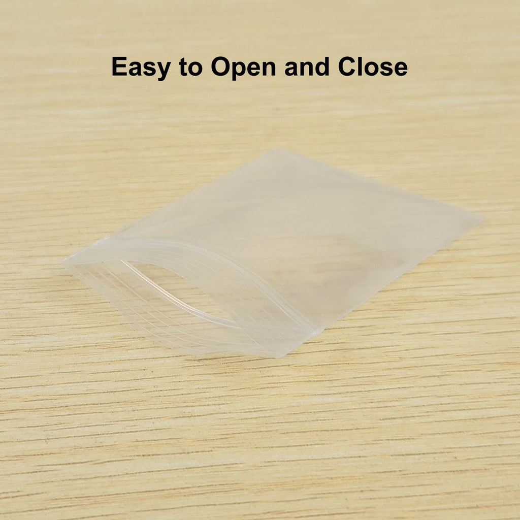 WEGOUP 120 PCS Small Plastic Bags for Jewelry, 2" x 2.76" 2.4 Mil Thick