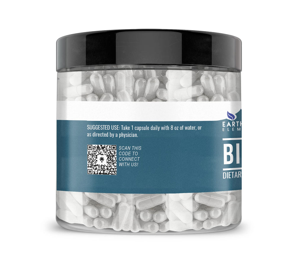 Earthborn Elements Bicarb Blend 200 Capsules, Pure & Undiluted, No Additives