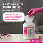 CaviWipes Disinfectant Wipes – Surface Disinfecting Wipes for Professional Cleaning in Healthcare & Laboratory Settings – 160 Count per Canister, 12 Canisters/Case
