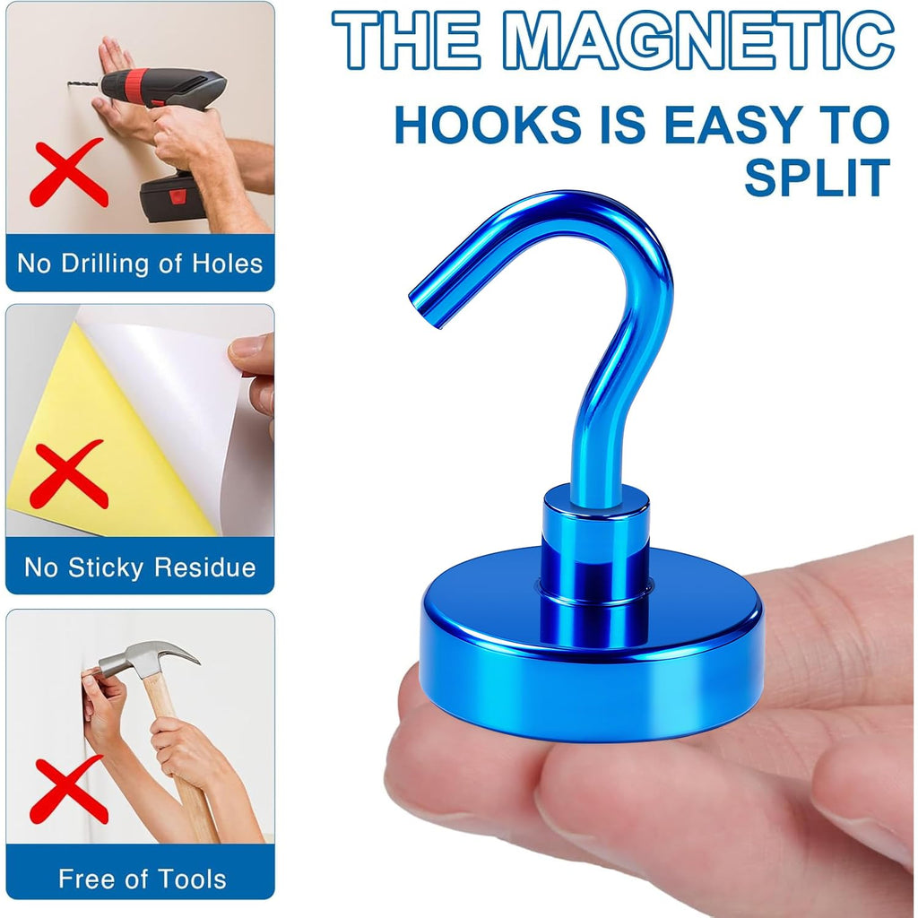 LOVIMAG Magnetic Hooks Magnet Hook for Cruise Cabins 85LBS Essentials 6P