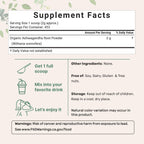Micro Ingredients Organic Ashwagandha Root Powder | 2 Pound, No Filler, No Additives, Highly Purified | Active Withanolides, Adaptogenic Ayurvedic Herbal Supplements, Gluten Free, India Origin