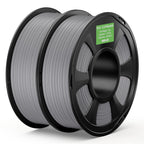 DEEPLEE PLA+ 2.0 Filament 1.75mm, Stronger Toughness 3D Printer Filament, Grey 2KG, Upgrade PLA Plus 3D Printer Filament, High Speed PLA+ Filament for Most FDM 3D Drucker