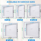 TICONN Access Panel for Drywall, 10 x 10 Inch ABS Plastic Wall Hole Cover Access Doors, Easy Install Drywall Access Panel, Ceiling, Wiring and Cables