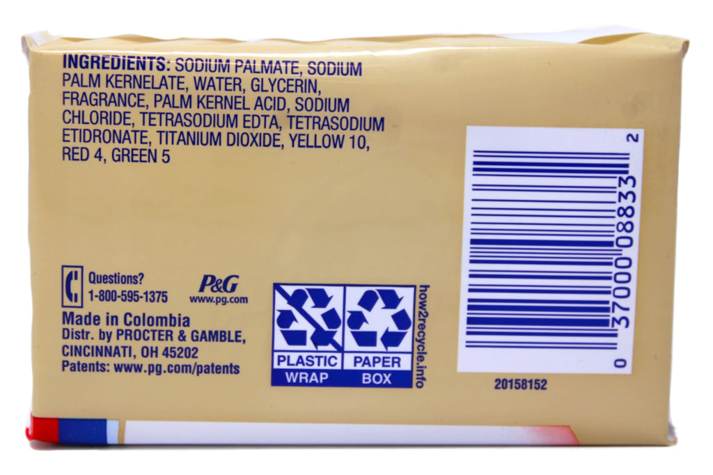 Safeguard Antibacterial Hand Bar Soap 4 Oz, 4 Bars Each, Pack of 8, (32 Total Bars)