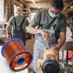 Emtel 24 AWG - 1 lb (805 feet) 99.9% Pure Copper Wire, Enameled Magnetic Wire for Motor, Transformer, Magnetic Coil, & Electroculture Gardening, Winding Magnet Wire - 220°C (428°F) Thermal Class