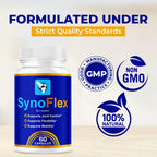 SynoFlex - SynoFlex Capsules Daily Natural Premium Support, Syno Flex Pill Advanced Formula Active Mobility Lifestyle Multivitamin for Overall Health & Wellness, 60 Capsules for 1 Month