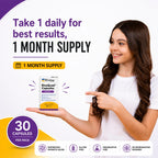 Rising Health RisaQuad™ Probiotic Capsules – 40 mg (8 Billion CFU+) Proprietary Probiotic Blend for Daily Digestive & Gut Health Support, 30 Capsules