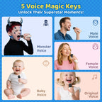 Jeefu Karaoke Machine for Kids, Toys for 3-12 Years Old Girls Gifts