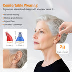 Flaygo Rechargeable Hearing Aids for Seniors with 16-Channel Digital Chips Intelligent Noise Cancellation for Clear Sound Super-Mini Invisible Design Comfort Fit in Ear Canal & 7-Day Ultra Standby
