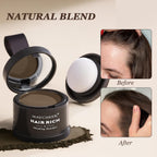 Nicgou Hairline Shadow Powder, Hair Shadow Root Cover Up, Hair Line Concealer Root Cover Up, Unisex Root Touch Up Hair Powder (Dark Brown, 01)