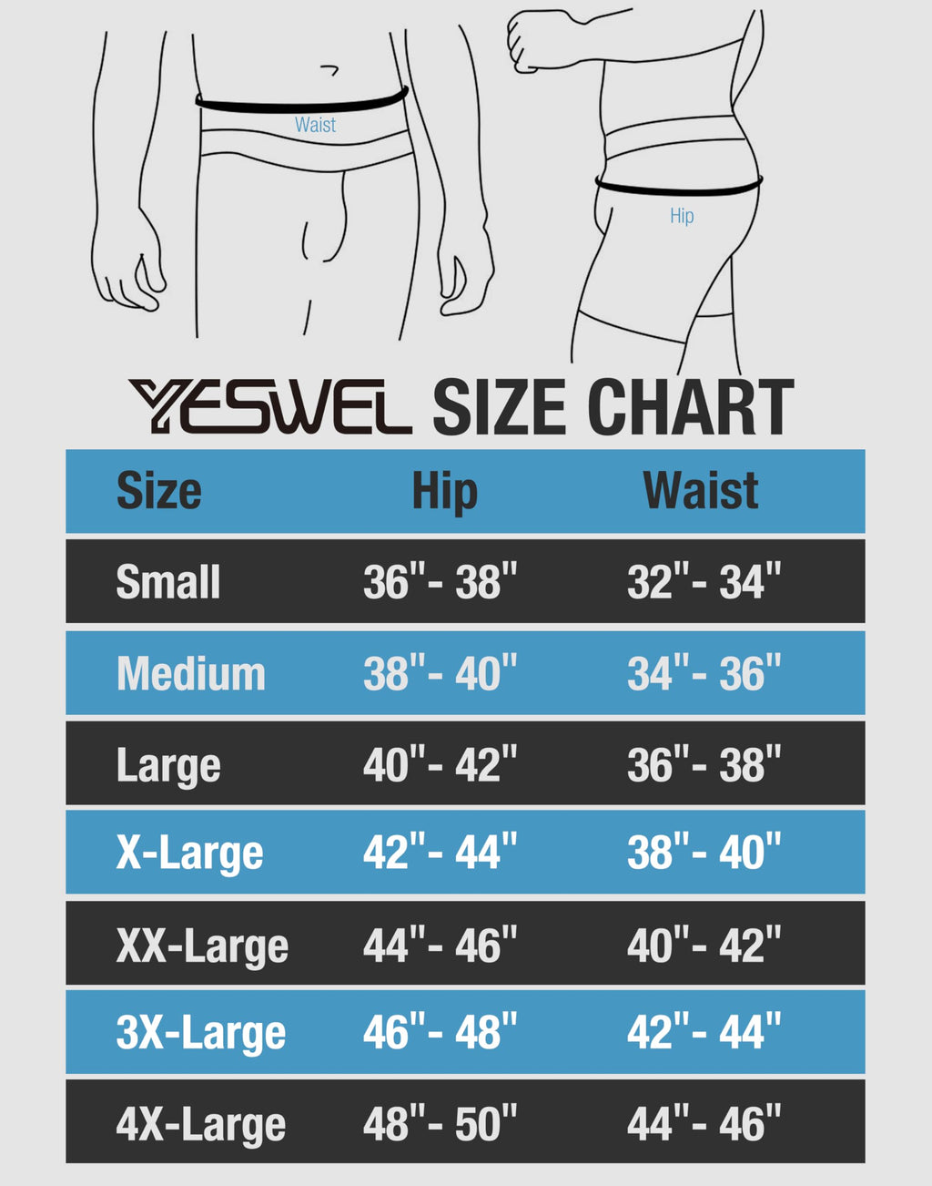 YESWEL Men's Incontinence Underwear, Leak Proof Washable Reusable Cotton Boxer Brief, Heavy Flow Bladder Leak 3 Pack (Black, X-Large)