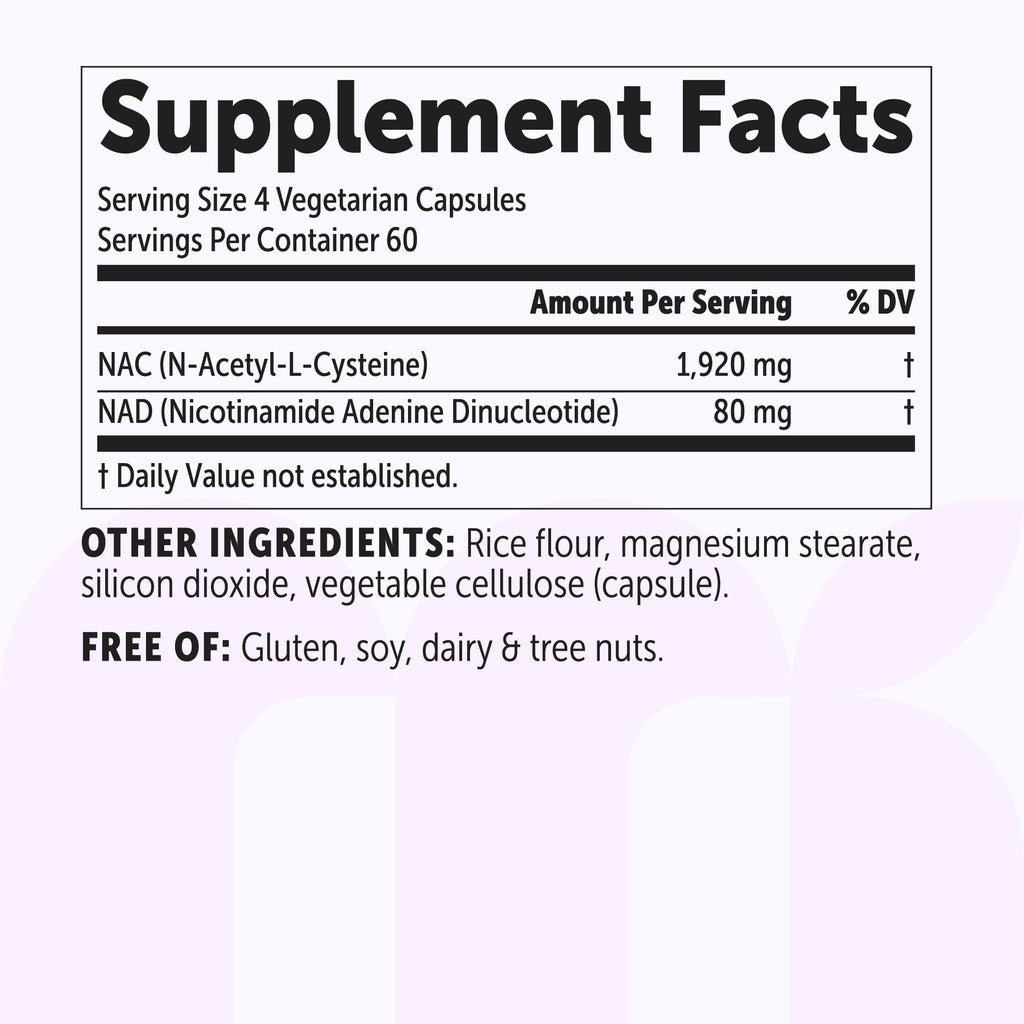 Micro Ingredients NAC with NAD+ 2,000 mg Per Serving, 240 Vegetarian Capsules | 2-in-1 N-Acetyl-L-Cysteine with Nicotinamide Adenine Dinucleotide | Non-GMO, Gluten Free