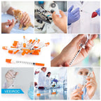 1ml Syringes with 30G 5/16" (8mm) Needle, Individual Wrapped, 30PACK (1CC 30G 5/16"-30PACK)