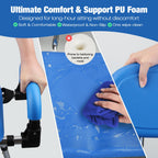 WHLICKS Sliding Shower Chair with Wide 360° Swivel Seat, 450lbs Tub Transfer Bench for Bathtub, Adjustable Height and Arms Width Shower Seat for Inside Shower, Shower Chair for Elderly and Disabled