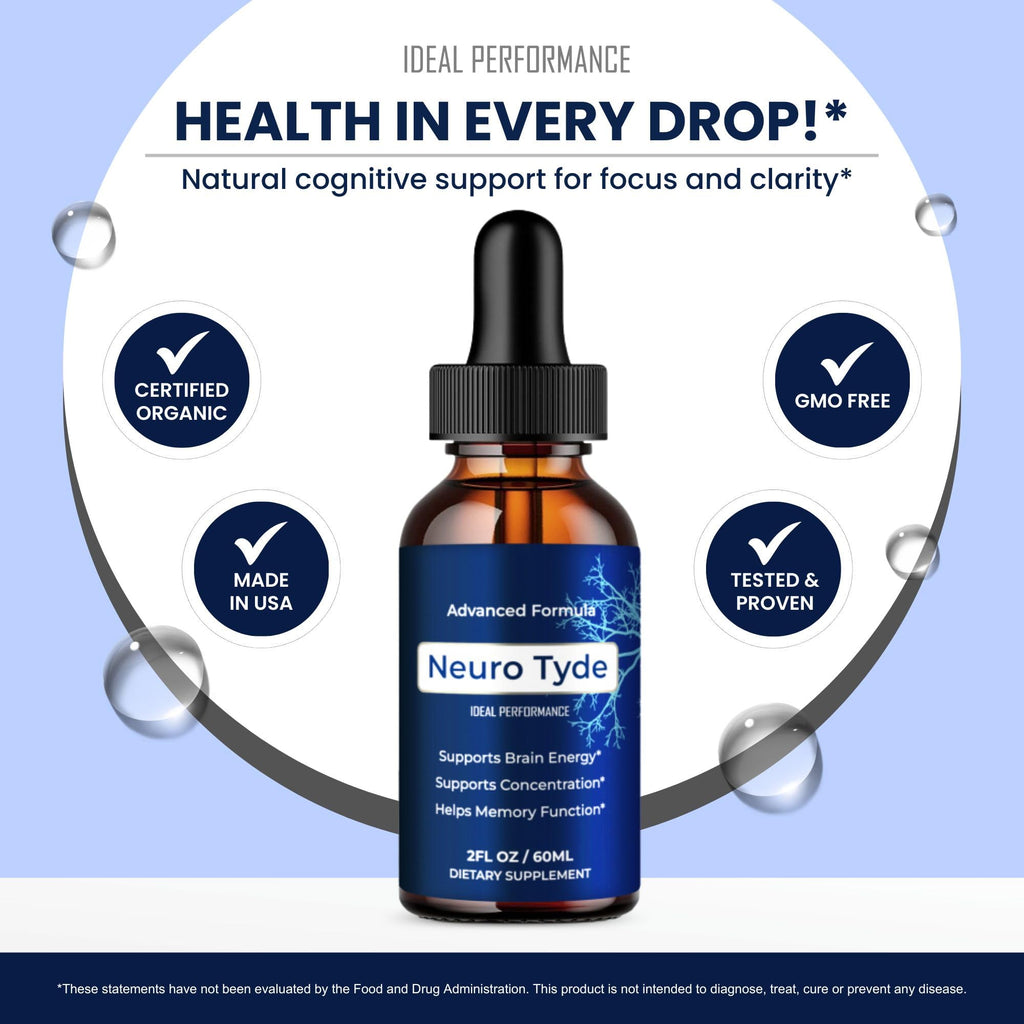 NeuroTyde Drops, Neuro Tyde Droppers Reviews (3 Pack)