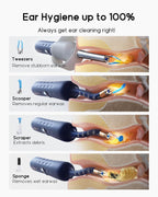 Bebird D39R Ear Wax Removal: Ear Camera with Storage Case&Painless Tweezers