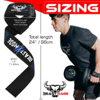 BEAST RAGE Lifting Wrist Straps for Weightlifting, Straps Gym Grip Power Workouts Lifting Straps Padded Cotton Men Women Wrap Lift, Deadlift Bodybuilding Weight Lifting Exercise Straps (Blue Silicone)