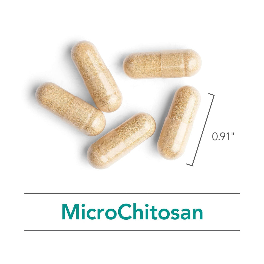 Nutricology MicroChitosan - Chitosan Oligosaccharide Supplement - Gut & Digestive Support - Antioxidant & Cleansing Support - Hypoallergenic - 20 Servings - 60 Vegicaps