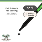 Chlorophyll Liquid Drops - for Digestion, Gut Health, Energy and Detox - Vegan Safe (Rich, Full Texture and Taste, Not Watered Down), 2oz Peppermint Flavored, by Double Wood