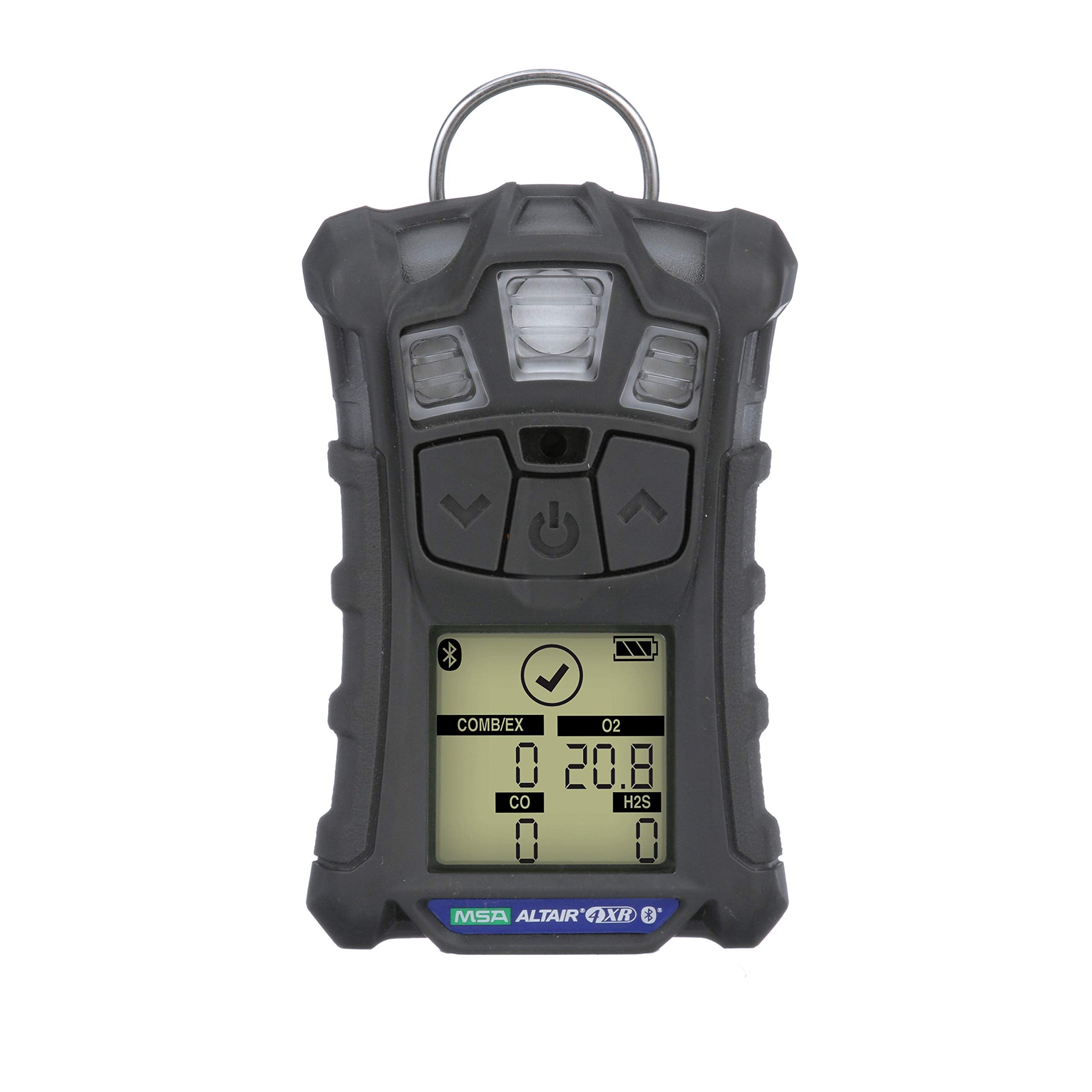 MSA 10178557 ALTAIR 4XR Multigas Detector - (O2, H2S, CO), Color: Charcoal, Battery Powered, Portable Gas Monitor, Durable, Handheld, UL/CSA Approval, 1 Count