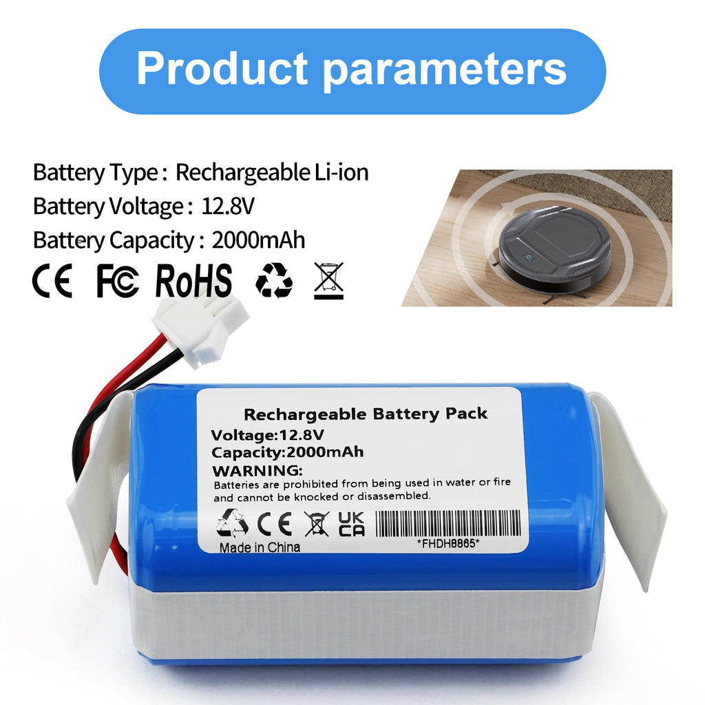 MULS 12.8V M210 Battery Replacement for Lefant M210 M210 Pro M210P M210B