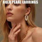 FAXHION 36 Pairs Gold Earrings Set for Women