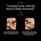 David High Protein Bars - 0g of Sugar, Low Carb, Gluten Free - 28g of Protein, 150 Calories - Variety 6 Pack (3x Peanut Butter Chocolate Chunk, 3x Chocolate Chip Cookie Dough