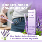 Herbal Diffuser Pen, Plant-Based - Ashwagandha, Lavender, L-Theanine, Lemon Balm, Vitamin B1 & B6, Supports a Calm Mood, Relaxed Feelings, 600 Uses