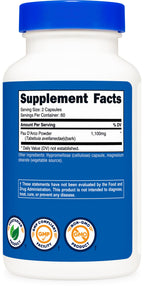 Nutricost PAU D'Arco Inner Bark 1100mg, 120 Vegetarian Capsules (60 Serv) - Non-GMO & Gluten Free