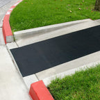 Rubber-Cal Ramp Cleat Non-Slip Outdoor Rubber Mats - 1/8" x 3 ft x 8 ft