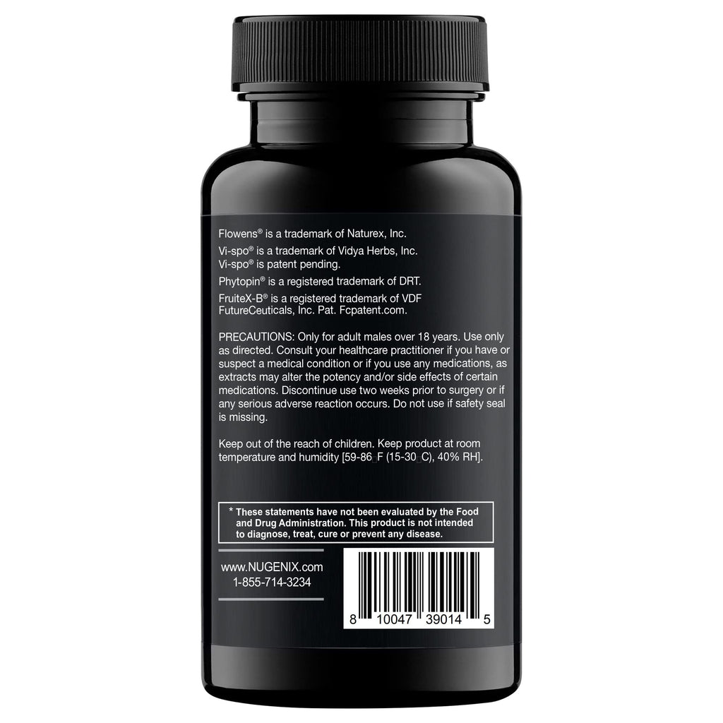 Nugenix Full Potency Prostate Supplement for Men - Clinical-Strength Ingredients, Saw Palmetto, Helps to Increase Urinary Flow, Control Frequency, and Support Prostate Function, 28 Capsules