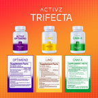 ACTIVZ - Trifecta - GNM-X, Optimend, LINQ - Supports Nrf2, Flexibility, Brain & Gut Function, Immune System, Skin & Cell Function - 3 Pack